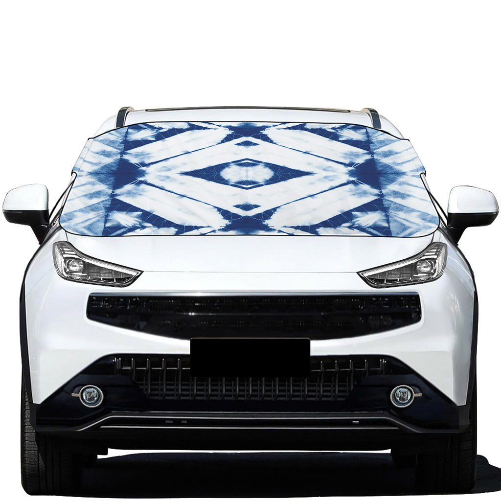 Tie Dye Shibori Pattern Print Car Windshield Snow Cover