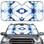 Tie Dye Shibori Pattern Print Car Windshield Sun Shade