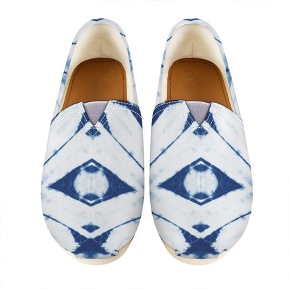 Tie Dye Shibori Pattern Print Casual Shoes