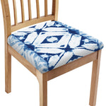 Tie Dye Shibori Pattern Print Chair Cushion Cover