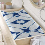 Tie Dye Shibori Pattern Print Changing Pad Cover