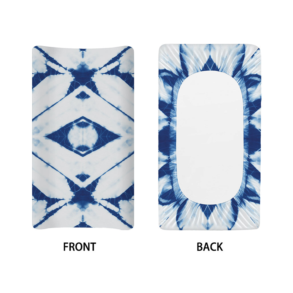 Tie Dye Shibori Pattern Print Changing Pad Cover