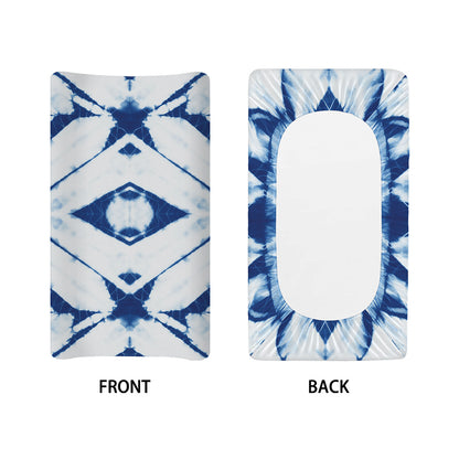 Tie Dye Shibori Pattern Print Changing Pad Cover