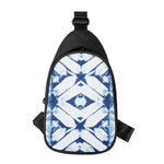 Tie Dye Shibori Pattern Print Chest Bag