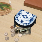 Tie Dye Shibori Pattern Print Coin Purse