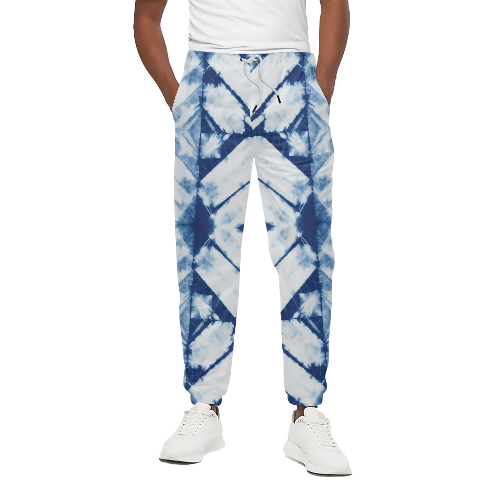 Tie Dye Shibori Pattern Print Cotton Pants