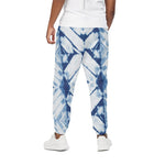 Tie Dye Shibori Pattern Print Cotton Pants