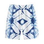 Tie Dye Shibori Pattern Print Cotton Shorts