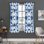Tie Dye Shibori Pattern Print Curtain