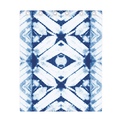 Tie Dye Shibori Pattern Print Curtain