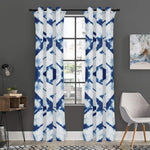 Tie Dye Shibori Pattern Print Curtain