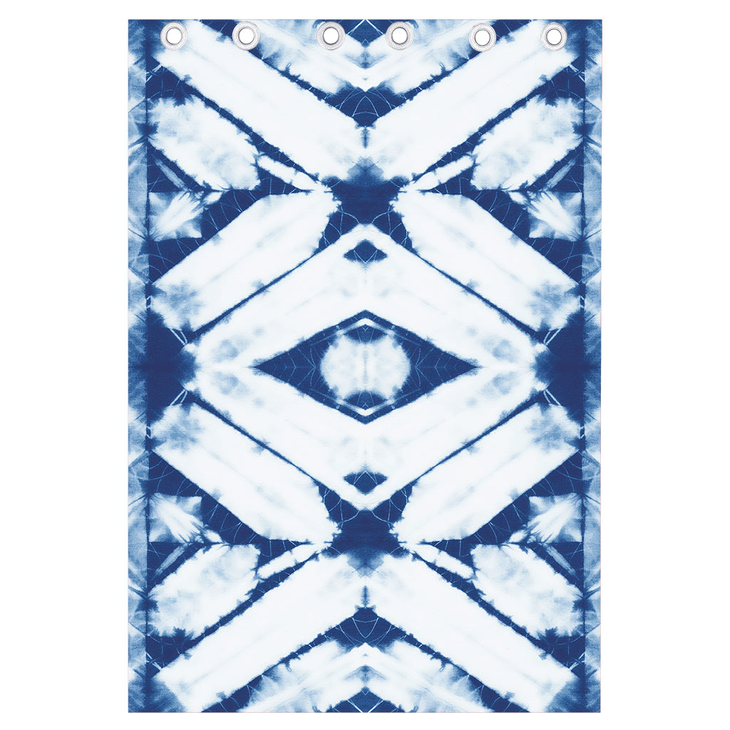 Tie Dye Shibori Pattern Print Curtain