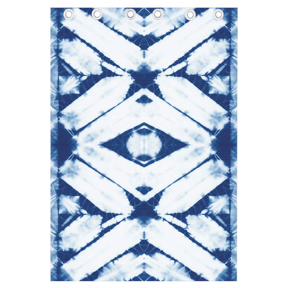 Tie Dye Shibori Pattern Print Curtain