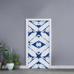 Tie Dye Shibori Pattern Print Door Sticker