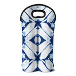 Tie Dye Shibori Pattern Print Double Neoprene Wine Tote