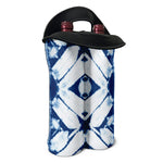 Tie Dye Shibori Pattern Print Double Neoprene Wine Tote