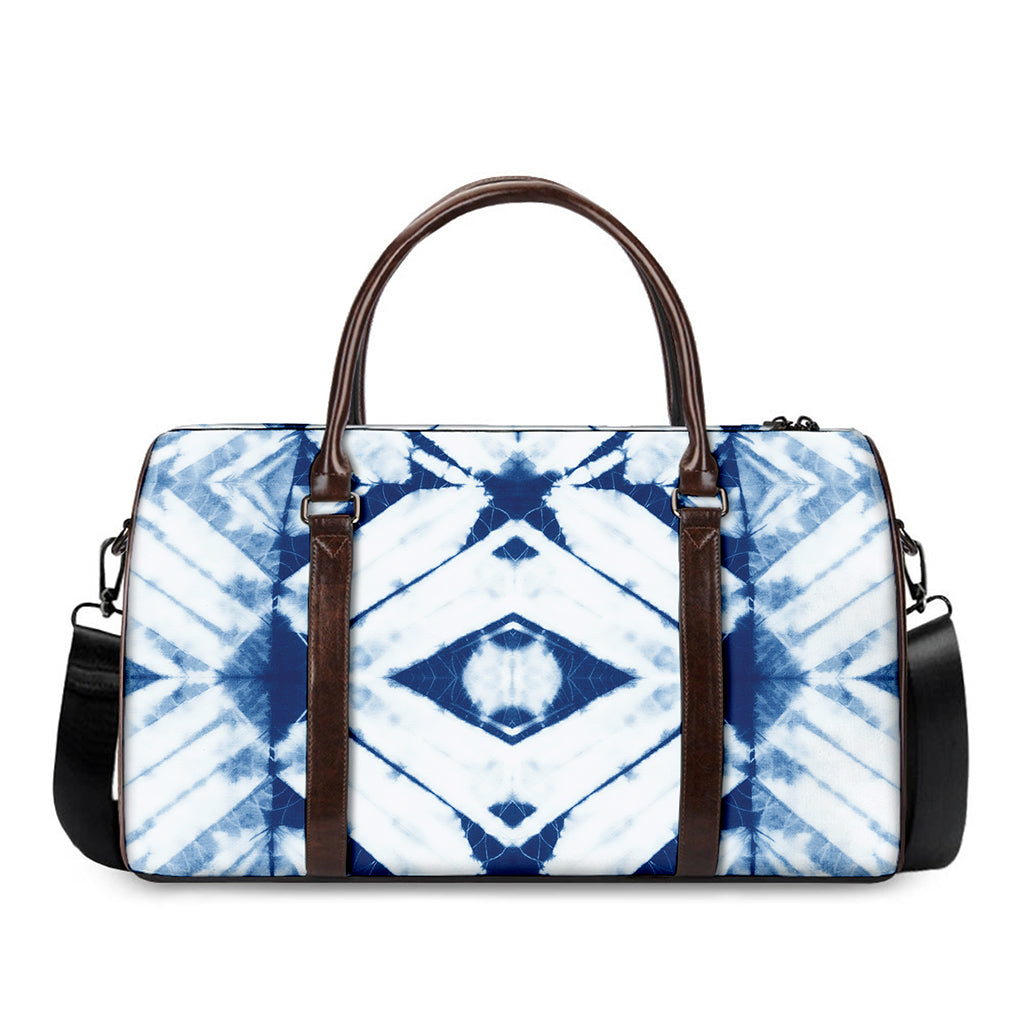 Tie Dye Shibori Pattern Print Duffle Bag