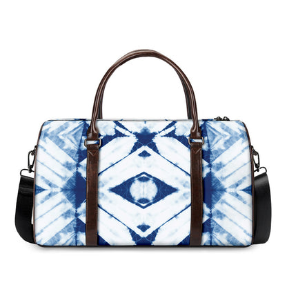 Tie Dye Shibori Pattern Print Duffle Bag