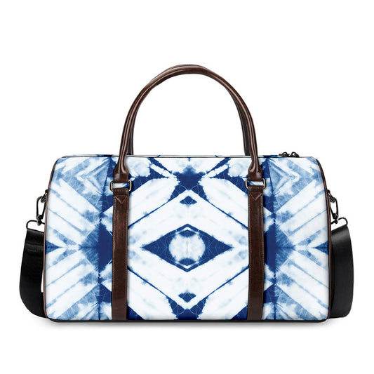 Tie Dye Shibori Pattern Print Duffle Bag