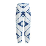 Tie Dye Shibori Pattern Print Fleece Lined Knit Pants