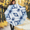 Tie Dye Shibori Pattern Print Foldable Umbrella