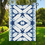 Tie Dye Shibori Pattern Print Garden Flag