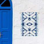 Tie Dye Shibori Pattern Print Garden Flag