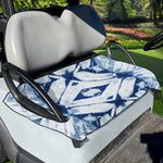 Tie Dye Shibori Pattern Print Golf Cart Seat Cover