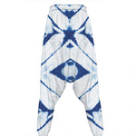 Tie Dye Shibori Pattern Print Hammer Pants