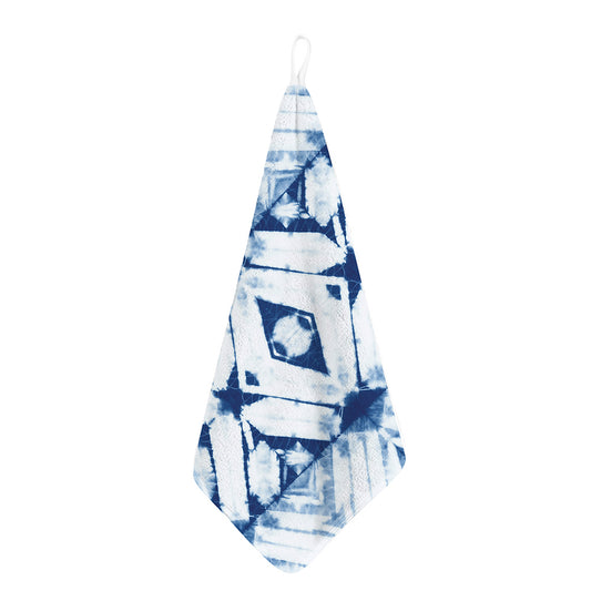 Tie Dye Shibori Pattern Print Hand Towel