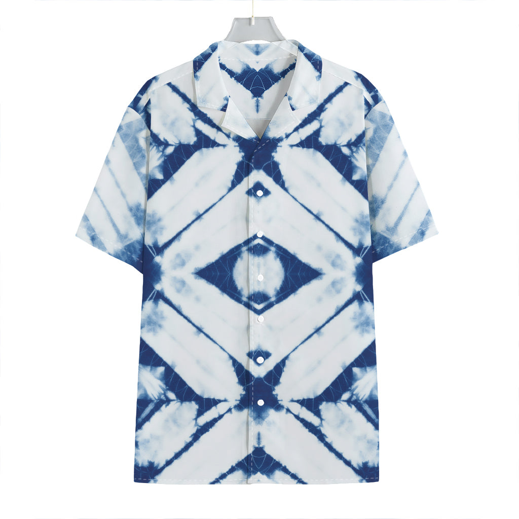 Tie Dye Shibori Pattern Print Hawaiian Shirt