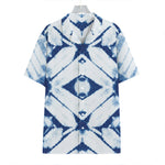 Tie Dye Shibori Pattern Print Hawaiian Shirt