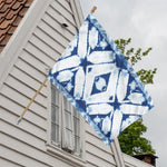 Tie Dye Shibori Pattern Print House Flag