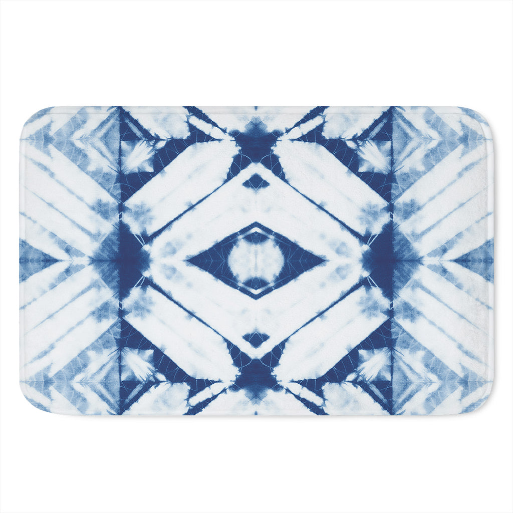 Tie Dye Shibori Pattern Print Indoor Door Mat