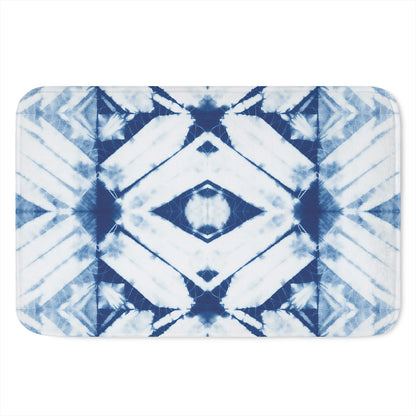 Tie Dye Shibori Pattern Print Indoor Door Mat