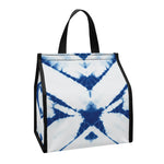 Tie Dye Shibori Pattern Print Insulated Lunch Tote