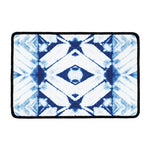 Tie Dye Shibori Pattern Print Kitchen Mat