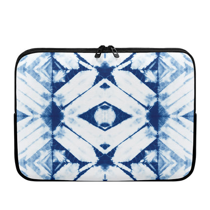 Tie Dye Shibori Pattern Print Laptop Sleeve