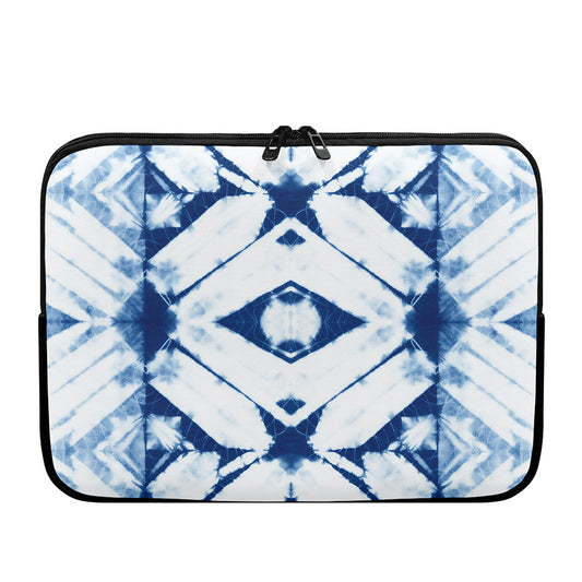 Tie Dye Shibori Pattern Print Laptop Sleeve