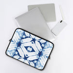 Tie Dye Shibori Pattern Print Laptop Sleeve