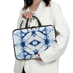 Tie Dye Shibori Pattern Print Laptop Sleeve With Handle