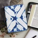 Tie Dye Shibori Pattern Print Leather Bible Cover