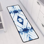 Tie Dye Shibori Pattern Print Long Kitchen Mat