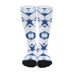 Tie Dye Shibori Pattern Print Long Socks