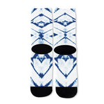 Tie Dye Shibori Pattern Print Long Socks