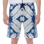 Tie Dye Shibori Pattern Print Men's Beach Shorts