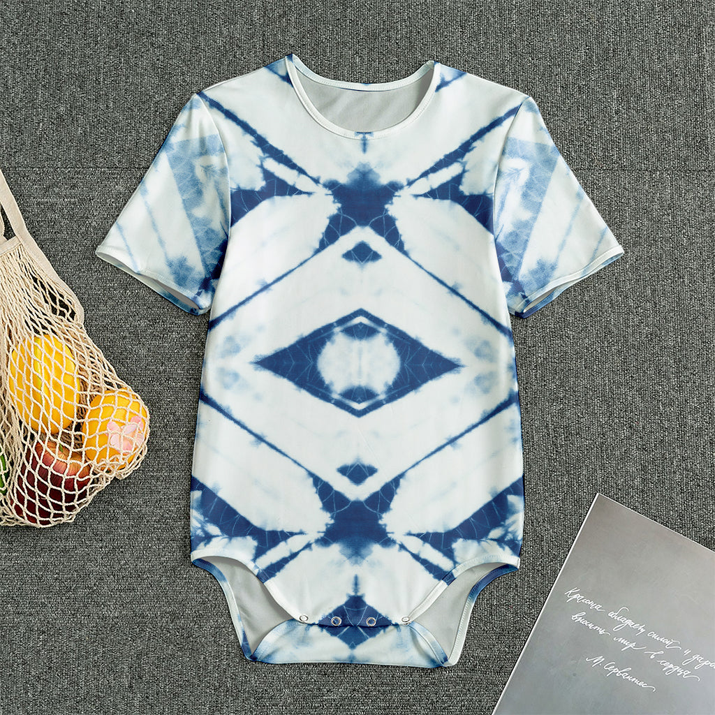 Tie Dye Shibori Pattern Print Men's Bodysuit