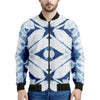 Tie Dye Shibori Pattern Print Men's Bomber Jacket