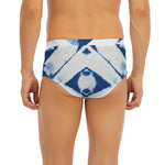 Tie Dye Shibori Pattern Print Men's Briefs