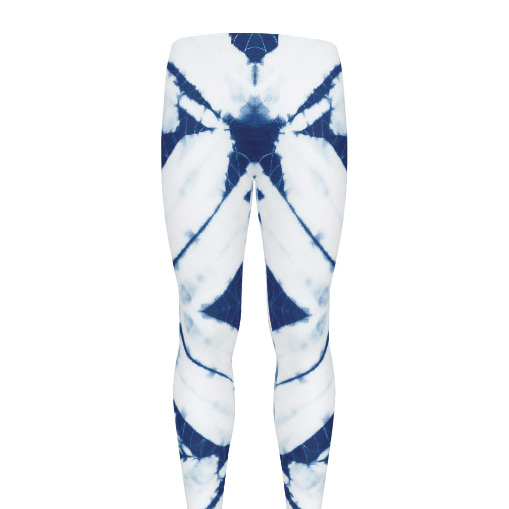 Tie Dye Shibori Pattern Print Men's leggings
